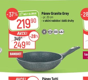 Pánev Granite Grey