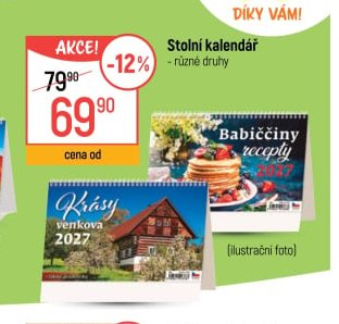 Stolní kalendář