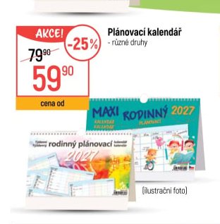 Plánovací kalendář