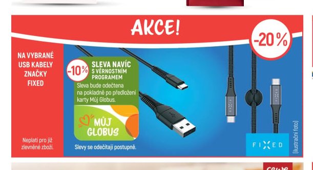 USB kabely značky FIXED