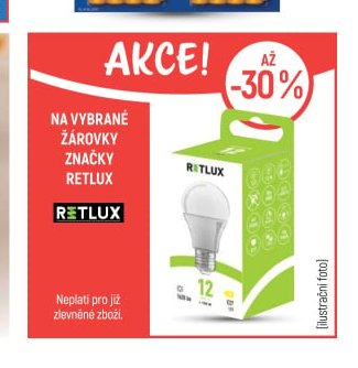 Žárovky značky RETLUX