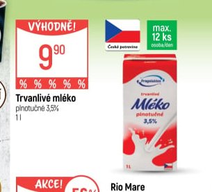 Trvanlivé mléko