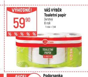 Váš Výběr Toaletní papír