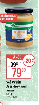 Váš Výběr Arašídový krém jemný