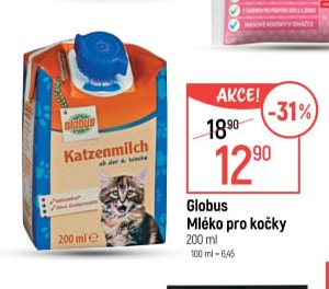 Globus Mléko pro kočky 200 ml