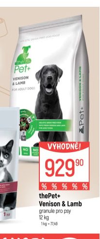 thePet+ Venison & Lamb granule pro psy