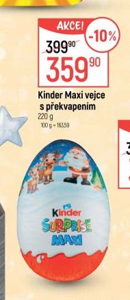Kinder Maxi vejce s překvapením