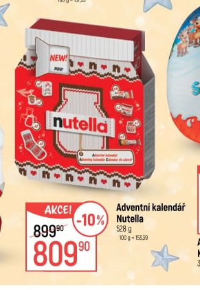 Adventní kalendář Nutella