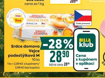 Srdce domova Vejce podestýlková M