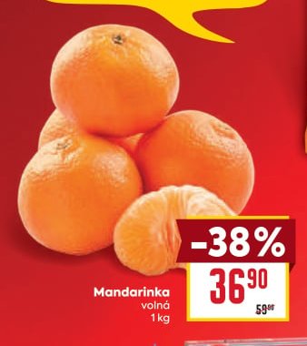 Mandarinka volná