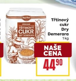 Třtinový cukr Dry Demerara