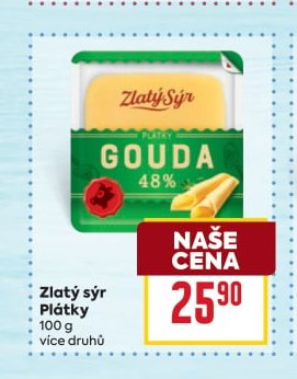 Zlatý sýr Plátky
