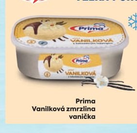 Prima Vanilková zmrzlina vanička