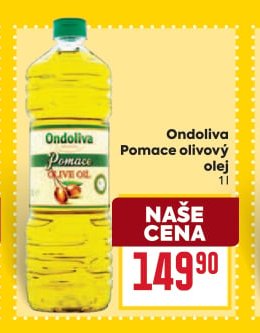 Ondoliva Pomace olivový olej 1 l