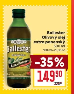 Ballester Olivový olej extra panenský 500 ml