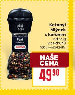 Kotányi Mlýnek s kořením