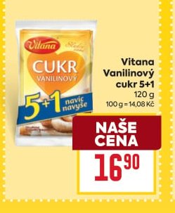Vitana Vanilinový cukr 5+1 120 g