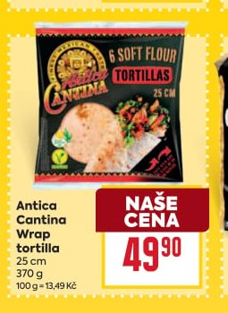 Antica Cantina Wrap tortilla 25 cm 370 g