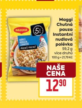 Maggi Chutná pauza Instantní nudlová polévka 59,2 g