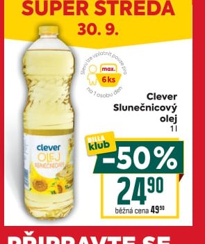 Clever Slunečnicový olej