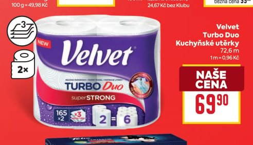 Velvet Turbo Duo Kuchyňské utěrky