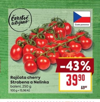 Rajčata cherry Strabena a Nelinka