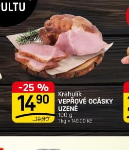 Krahulík Vepřové ocásky uzené