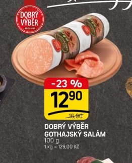 DOBRÝ VÝBĚR GOTHAJSKÝ SALÁM