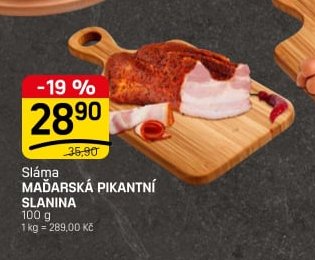 Sláma MAĎARSKÁ PIKANTNÍ SLANINA