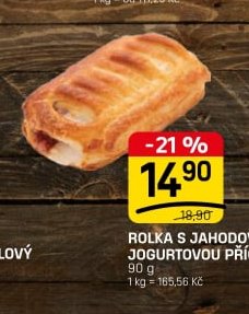 ROLKA S JAHODOVO JOGURTOVOU PŘÍCHUTÍ