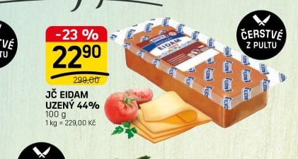JČ EIDAM UZENÝ 44%