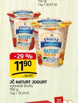 JČ NATURT JOGURT