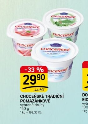 CHOCEŇSKÉ TRADIČNÍ POMAZÁNKOVÉ
