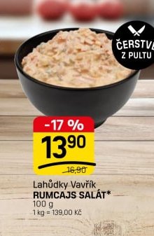 Lahůdky Vavřík RUMCAJS SALÁT