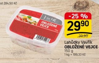 Lahůdky Vavřík OBLOŽENÉ VEJCE