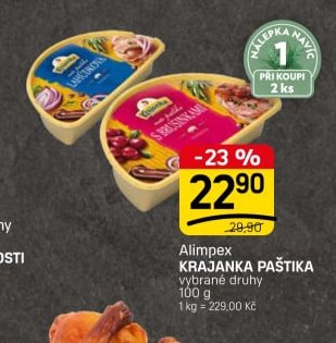 Alimpex KRAJANKA PAŠTIKA