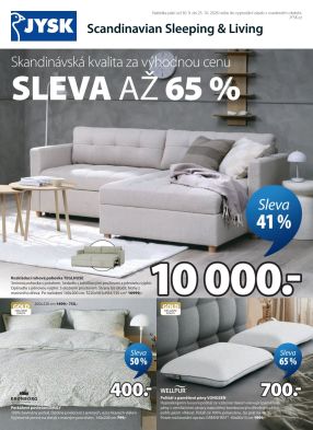 aktuální leták Jysk 30.9.2026-25.10.2026