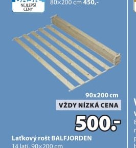 Laťkový rošt BALFJORDEN