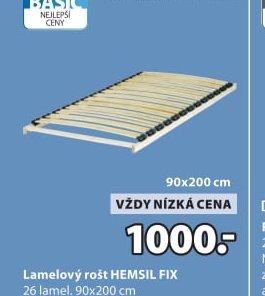 Lamelový rošt HEMSIL FIX