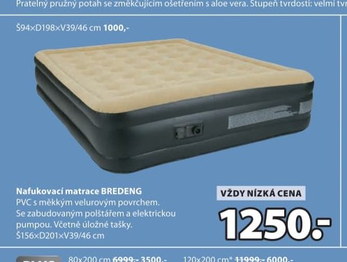 Nafukovací matrace BREDENG