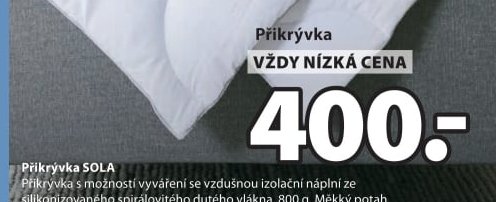 Přikrývka SOLA