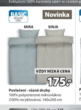 Povlečení - různé druhy MIRA, SINJA