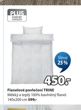 Flanelové povlečení TRINE