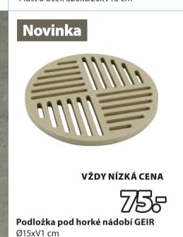 Podložka pod horké nádobí GEIR