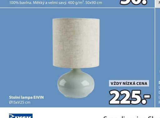 Stolní lampa EIVIN