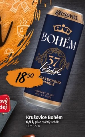 Krušovice Bohém 0,5 l