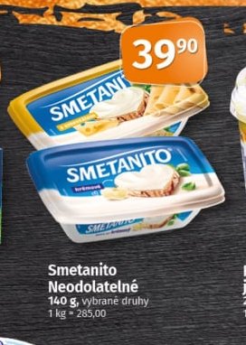 Smetanito Neodolatelné