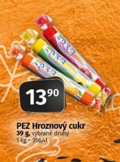 PEZ Hroznový cukr