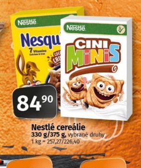 Nestlé cereálie