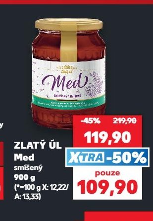 ZLATÝ ÚL Med smíšený